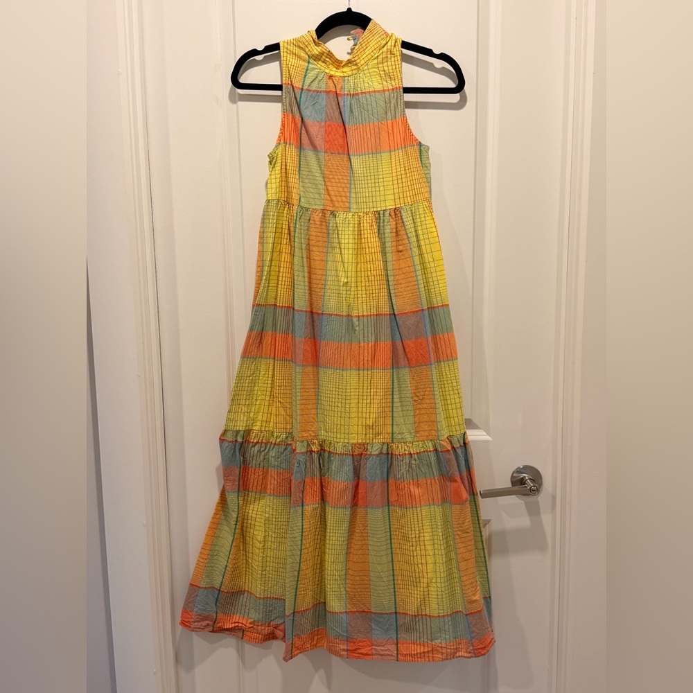 Urban Outfitters Dress in Yellow, Orange, and Green